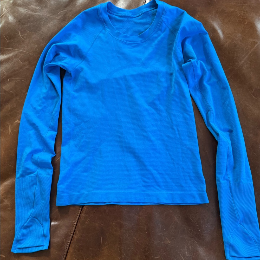 lululemon athletica sapphire Blue Long Sleeve Top 4